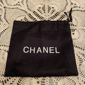 CHANEL small black dust bag